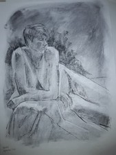 original female nude drawing