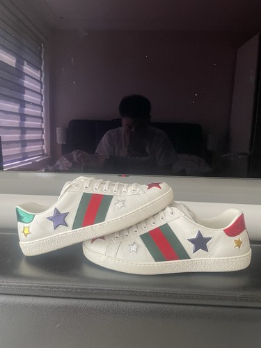 Gucci ace stars - ace, uk7.5