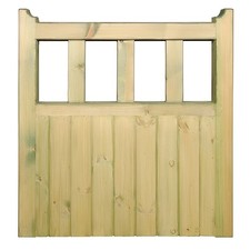 Quorn Single Timber Garden Gate 900mm High Wooden Pressure Treated & Tanalised