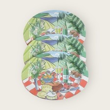 Set of 3 Melamine Plates