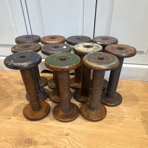 Vintage large wooden - large, textile
