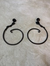 towel rings  wrought iron with