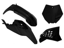 R-TECH BLACK PLASTIC KIT/4 KTM SX65 2009-2011