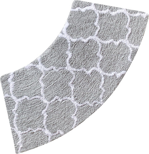 Curved bath mat non - curved,