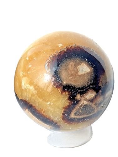 Septarian sphere crystal ball - crystal,