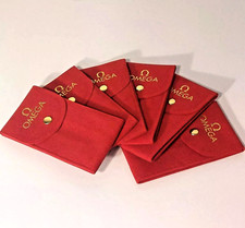 Genuine Omega Watch Travel Case Pouch & Insert - Red Velvet - Watch Box Case Bag