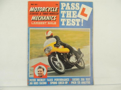 Vintage may 1971 - may, motorcycle