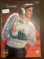 LADIES MOHAIR SNOWMAN XMAS