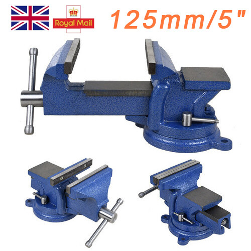 Heavy duty bench vice 125mm - vice,