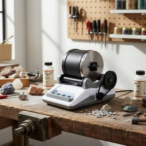 Rock polishing machine - polishing, diy
