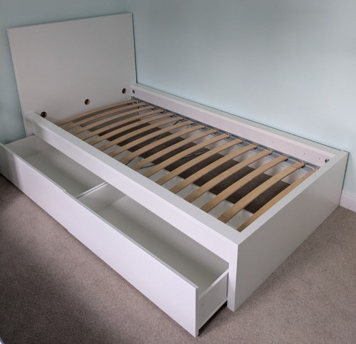 Ikea malm bed - frame,, with