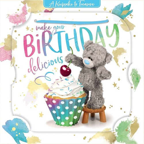 Bear with cake and - cake, 3d