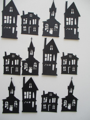 Halloween die cuts card - 12,