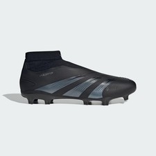 Mens adidas Predator League Laceless Firm Ground Football Boots - Black