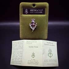 Scottish Thistle Brooch by Art