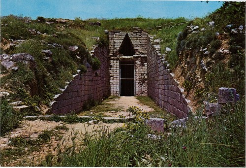 Postcard agamemnon tomb - postcard, agamemnon’s