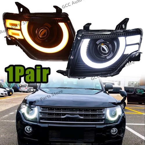 Led drl headlights beam lens - headlights,