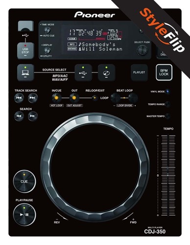 Pioneer cdj 350 skin - cdj-350, color