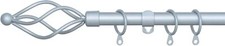 Twisted Metal Curtain Pole