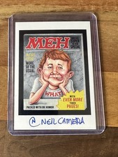 2022 NYCC Exclusive Topps Wacky Packages Autograph From Neil Camera Limited 