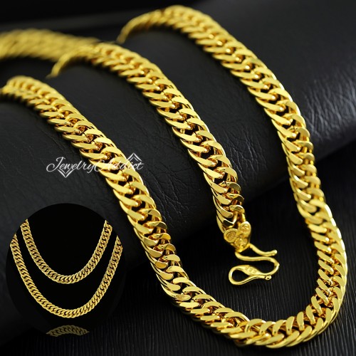 24k gold filled - gold, mens