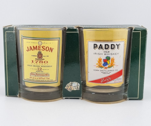 Irish whiskey tumblers - whiskey,