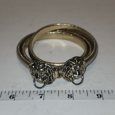 Vintage Style Gold Tone Snake