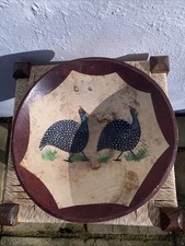 Wooden Bowl With Hand Painted