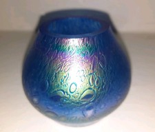 Vintage Heron Glass Blue