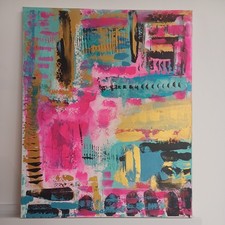 Original Abstract Painting Art