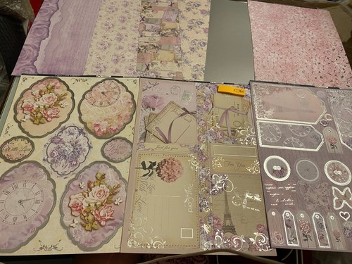 Kanban floral card making kit - making,