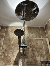 ROPER RHODES Head and Rain Shower Combo Set Chrome