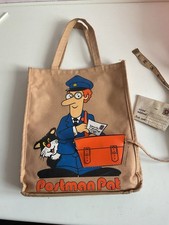 RARE Vintage Postman Pat Bag Bags of Character by Frankel & Roth 1983