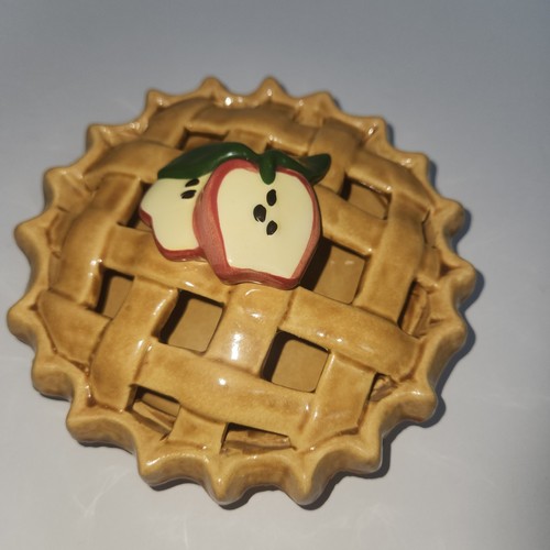Vintage ceramic apple - ceramic,
