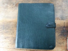 Large Vintage Mulberry 1990  Filofax in rare Dark Green leather in VGC.