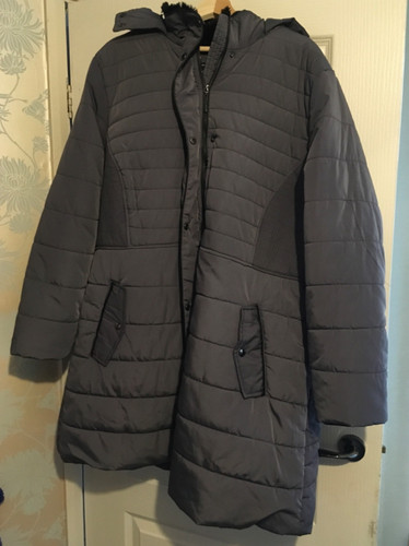 Ladies quilted coat - quilted, from