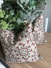 Oka Pair X 2 red Madder