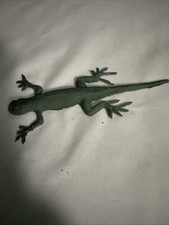 Vintage green rubber lizard - lizard, 4