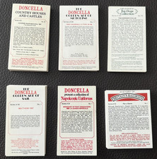 6 sets of Modern Cigarette Cards - Doncella, Grandee, Wiils