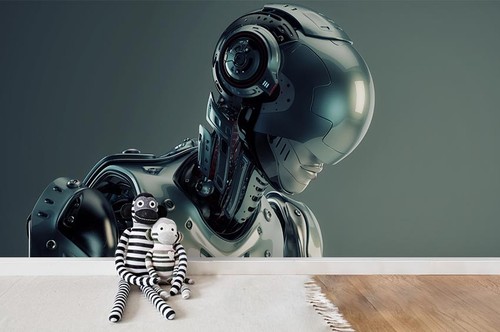 Robot future warrior - 3d,