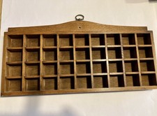 Vintage wooden curio - curio, shelf