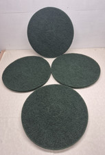 Heavy Duty Floor Cleaning Buffer Pads Set of 4 Green (New Other)