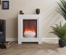 Adam Monet White Electric Fire