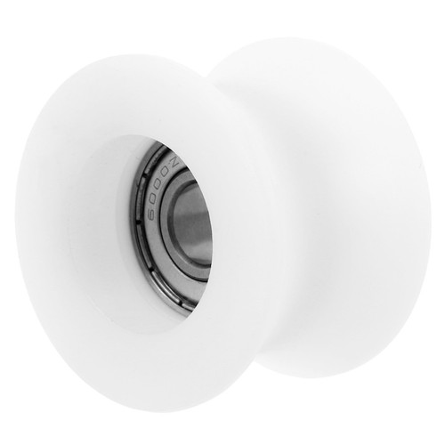 Durable white plastic - white,