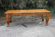Excellent Rustic Solid Reclaimed Plank Top Shaker Harvest Farmhouse Table
