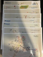 Assortment of Stagecoach Midlands Bus Maps Summer 2019