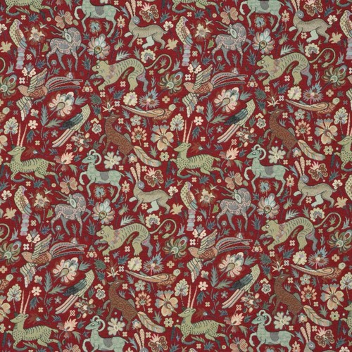Tudor forest tapestry fabric - forest,