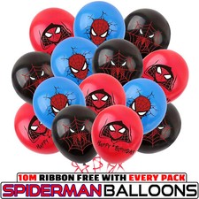 MARVEL SPIDERMAN Superhero Birthday Party Balloons Children Kids Decorations UK.