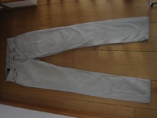 BLUE BLOOD LOU BLEACH WASHED PALE GREY SKINNY JEANS 28 WAIST UK 10 SMALL