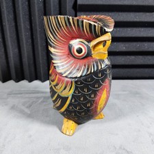 Vintage Hand Painted & Carved